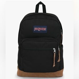 JanSport Right Pack Backpack black great condition Padded 15" Laptop Sleeve